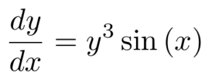 practice with the separation of variables